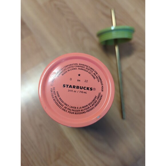 Starbucks Stainless Steel Tumbler Ombre Purple Pink Green Lime Berry 24 Oz 2022 - Picture 8 of 11